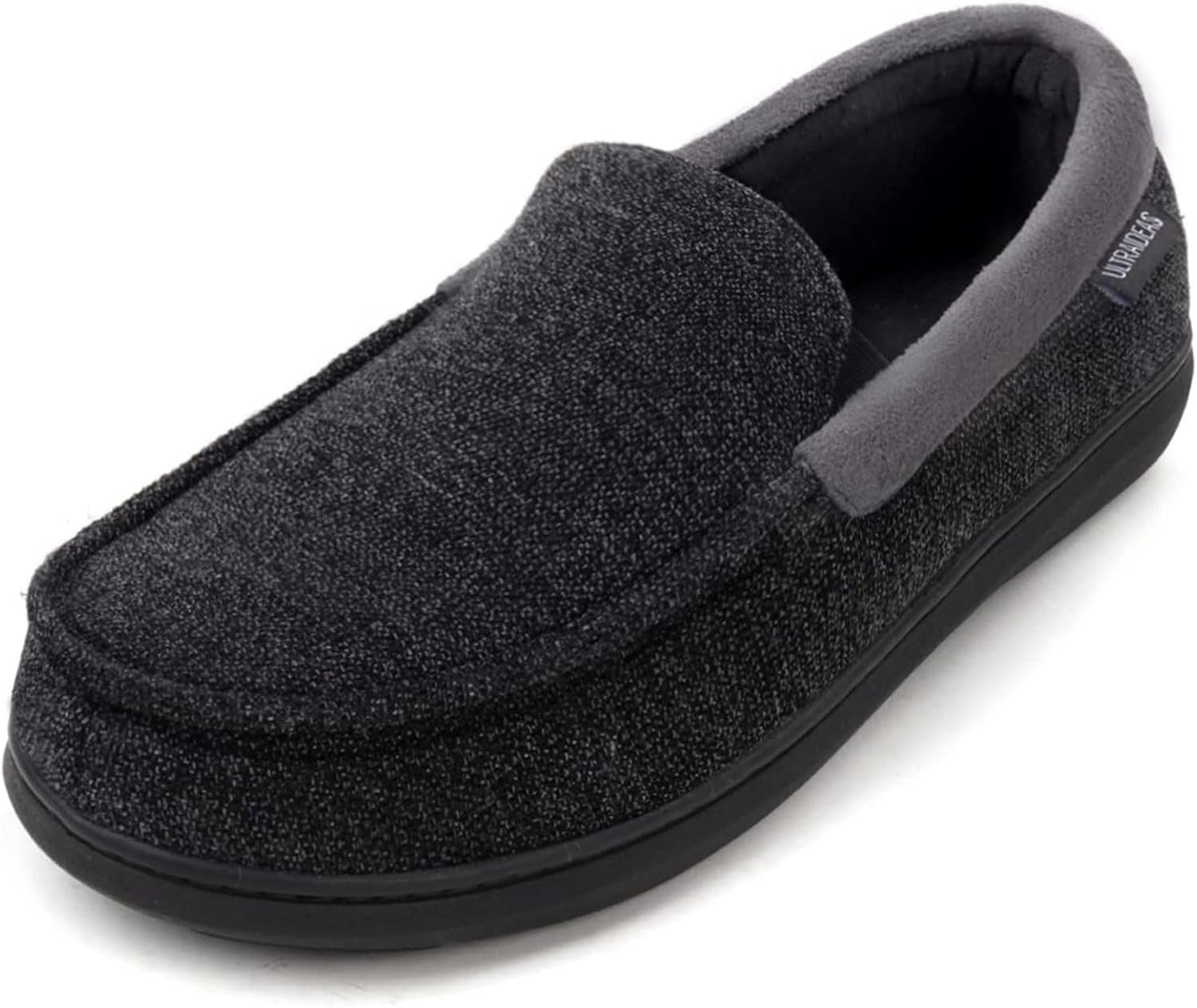 ULTRAIDEAS Men's Carver Slippers - Comfortable Moc Loafer Shoes