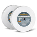 Bench Grinder Wheel 8 in 80 Grit Aluminum Oxide - Precision Sharpening