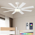 Ceiling Fans with Lights 52 in Fan with Remote - Quiet, Dimmable