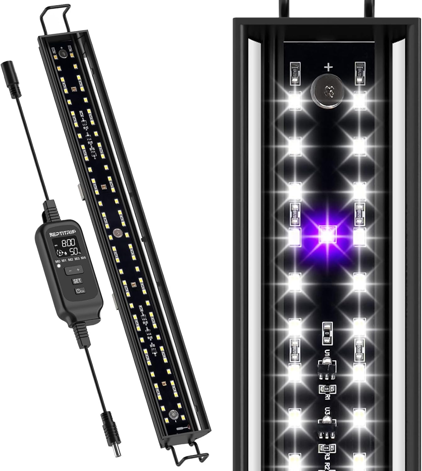 27-INCH LED UVB Light for Reptiles with Dimming Features