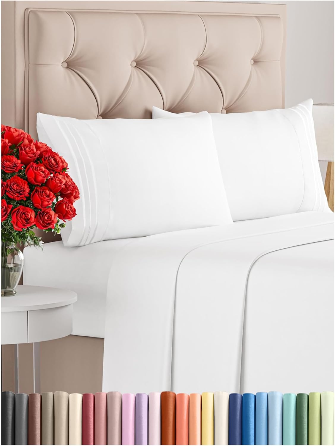 Full Size 4 Piece Sheet Set by CGK Unlimited - Luxury Comfort