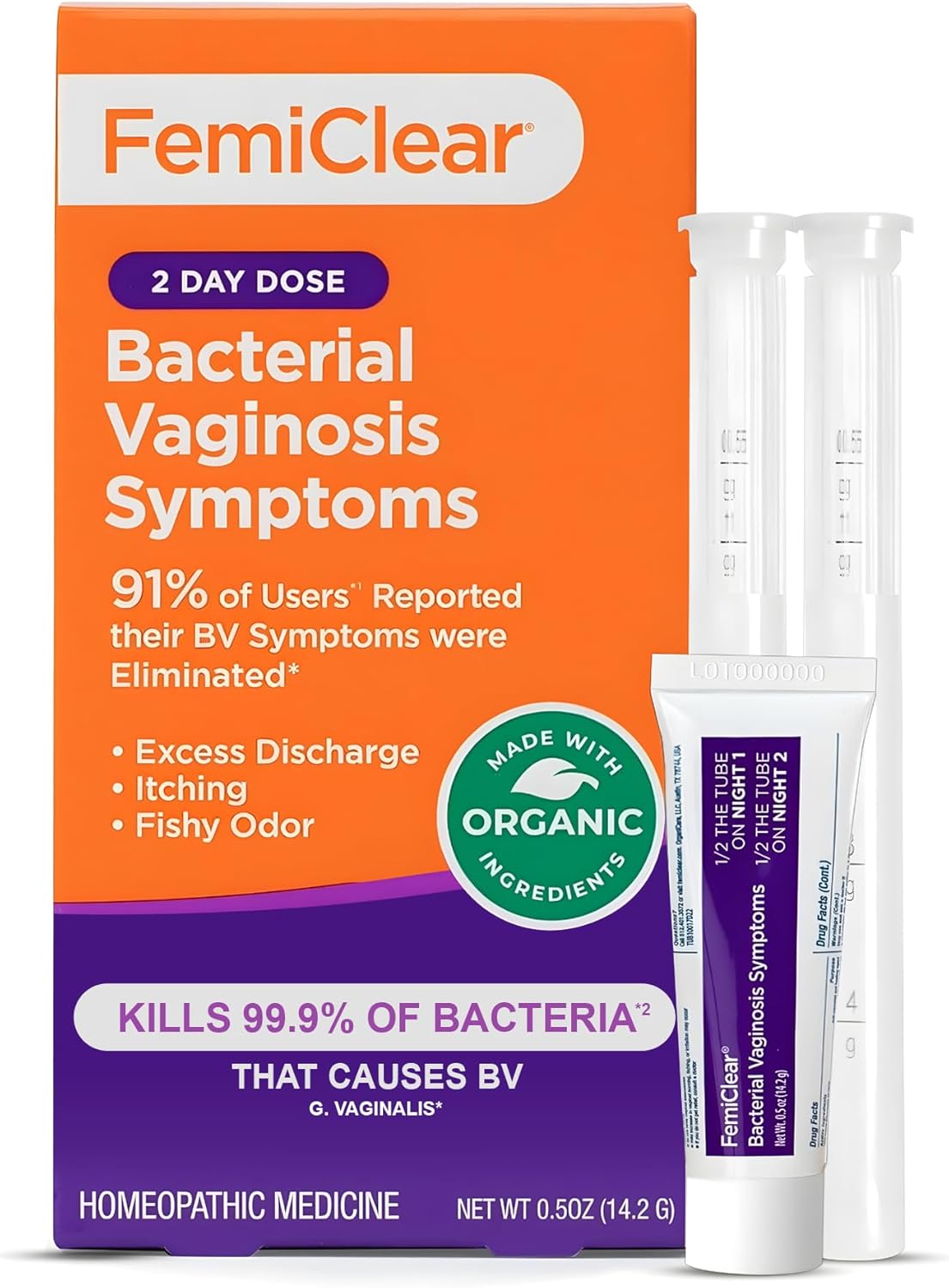 FemiClear BV Symptoms Vaginal Ointment for Fast Relief