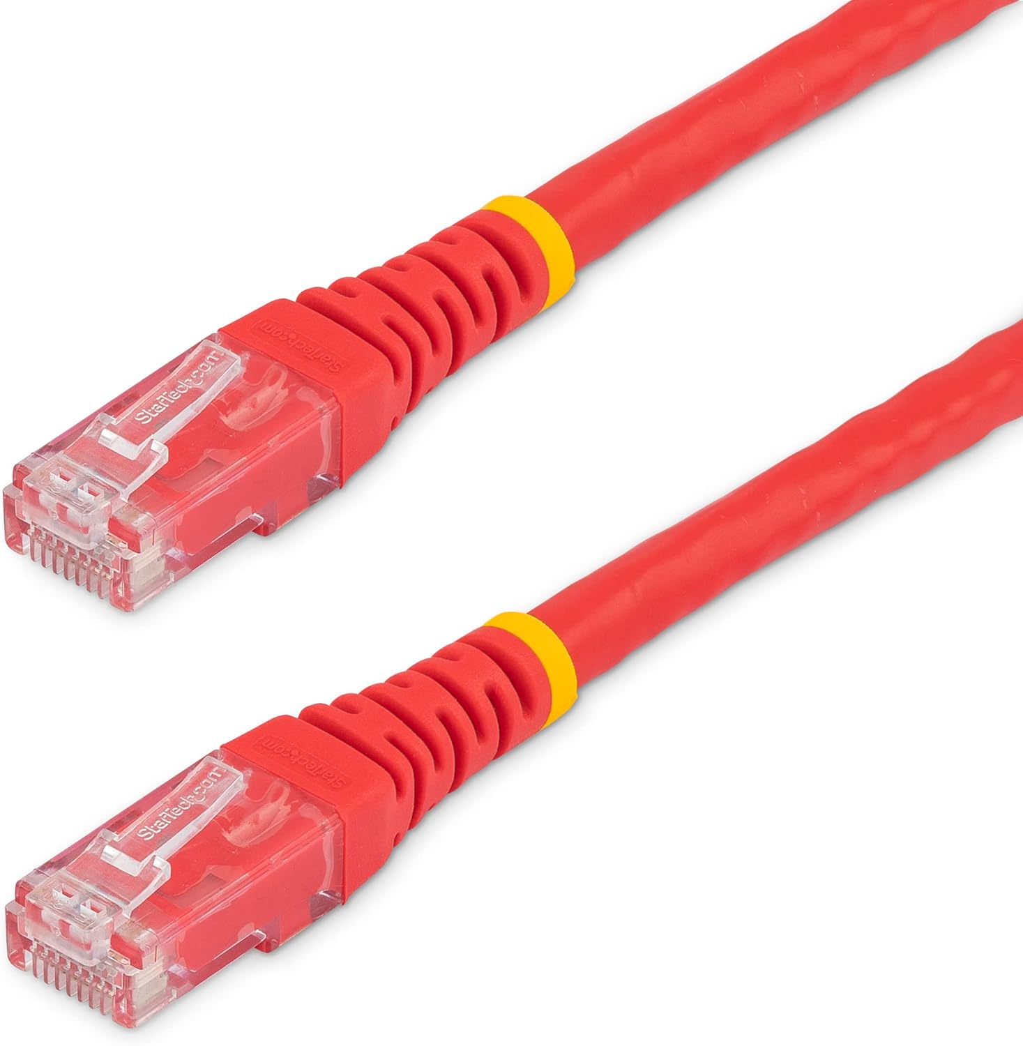 High-Speed Red CAT6 Ethernet Cable - 10ft