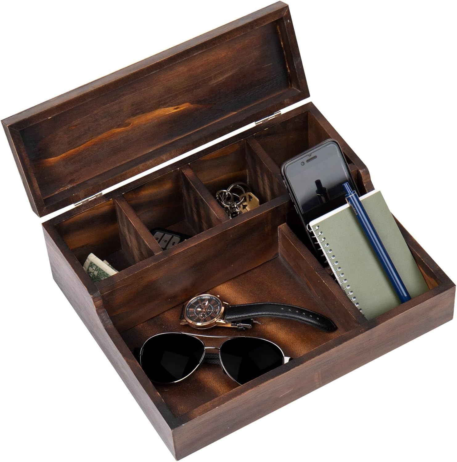Mind Reader Valet Dresser Organizer - Stylish Bedroom Caddy