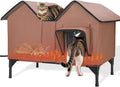 Extra Large Heated Outdoor Cat House for Feral Cats and Dogs