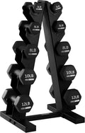 Neoprene Dumbbell Set with Rack - Pastel Toned Home Weights