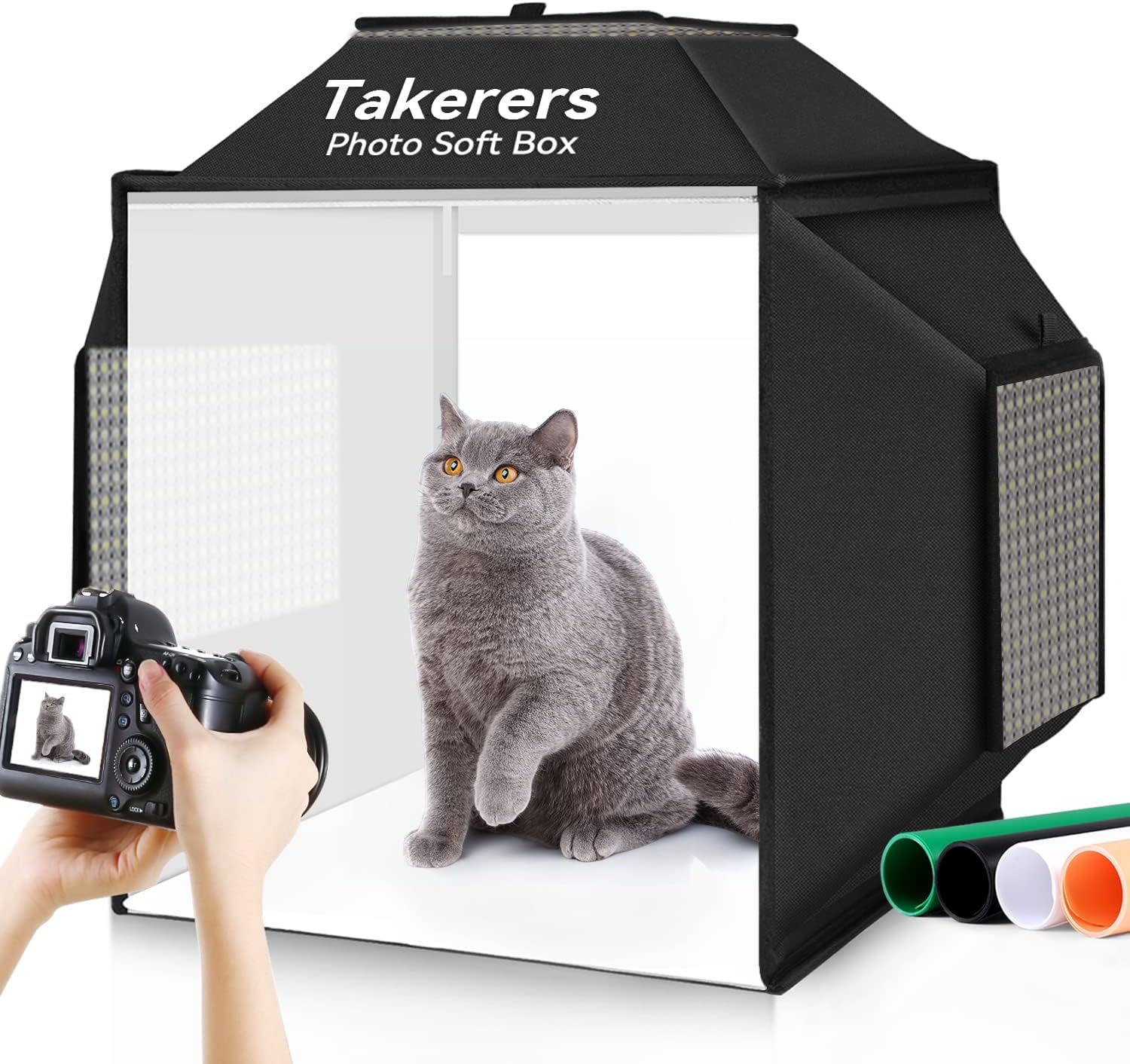 Takerers 16x16 Photo Studio Light Box with 480 LED Panels