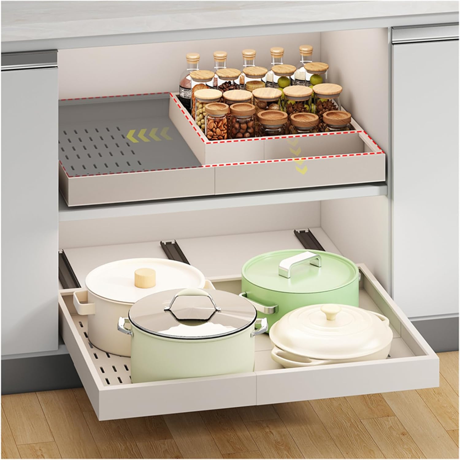 Pull Out Cabinet Organizer for Easy Access in Your Kitchen