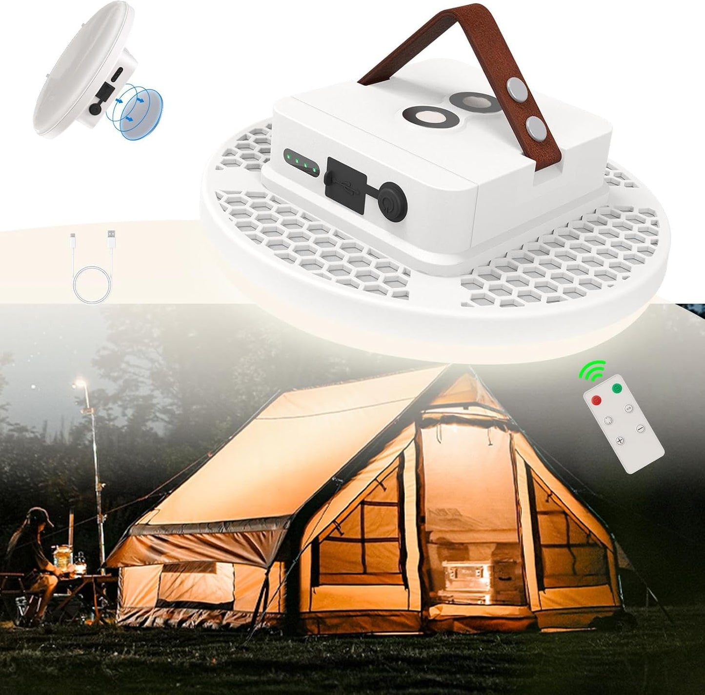 Rechargeable Flashlight Ultra Bright LED Camping Lantern for All