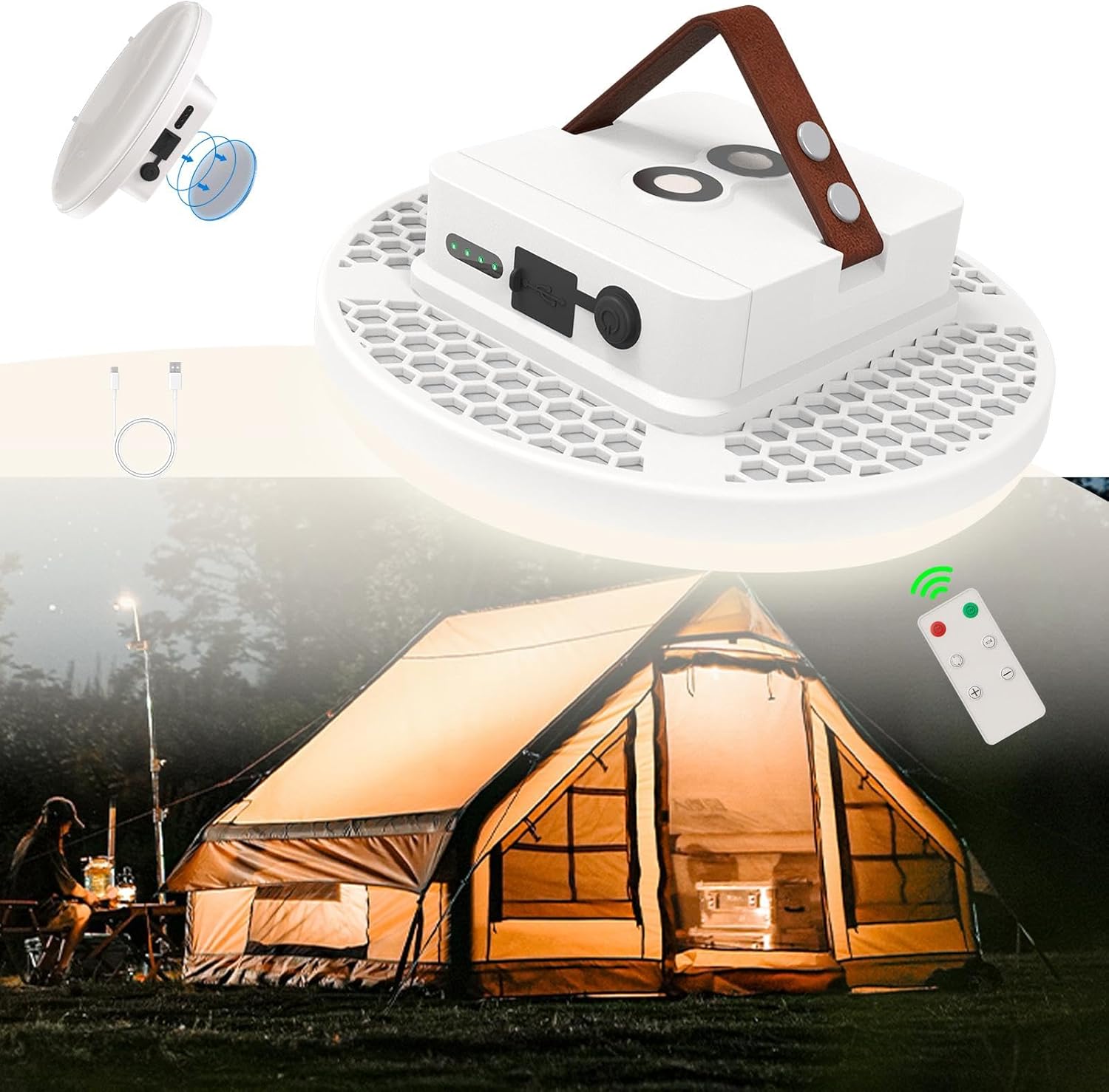 Rechargeable Flashlight Ultra Bright LED Camping Lantern for All