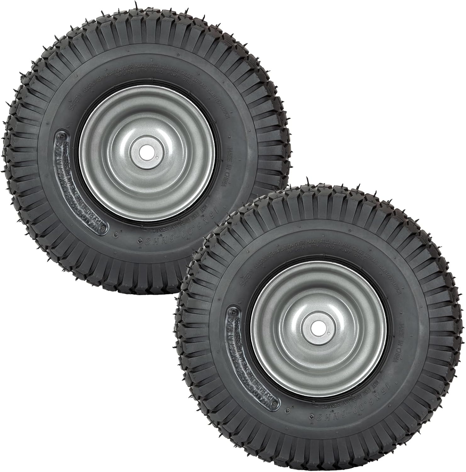15x6.00-6 Tire and Wheel Assembly for Craftsman Mowers