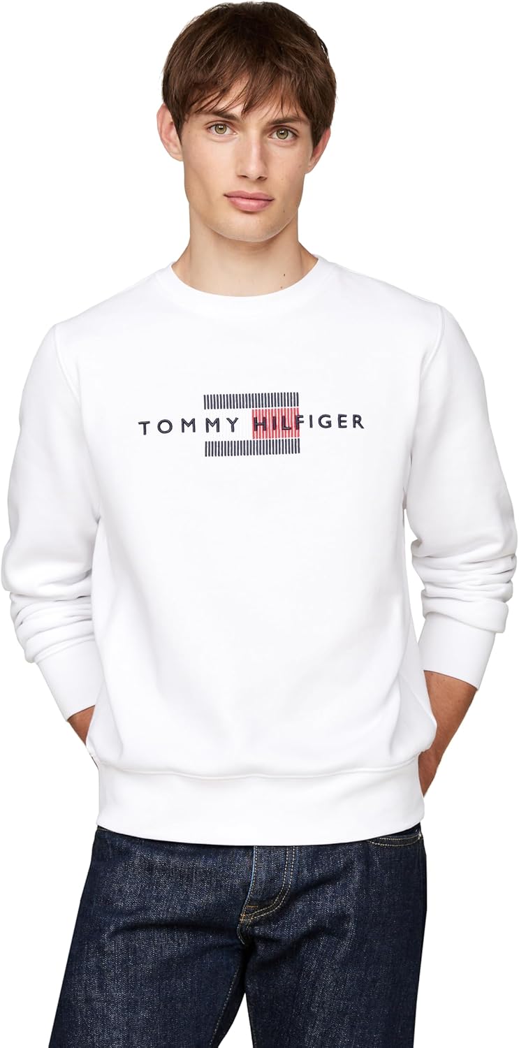 Tommy Hilfiger Crewneck Sweatshirt, Embroidered Logo
