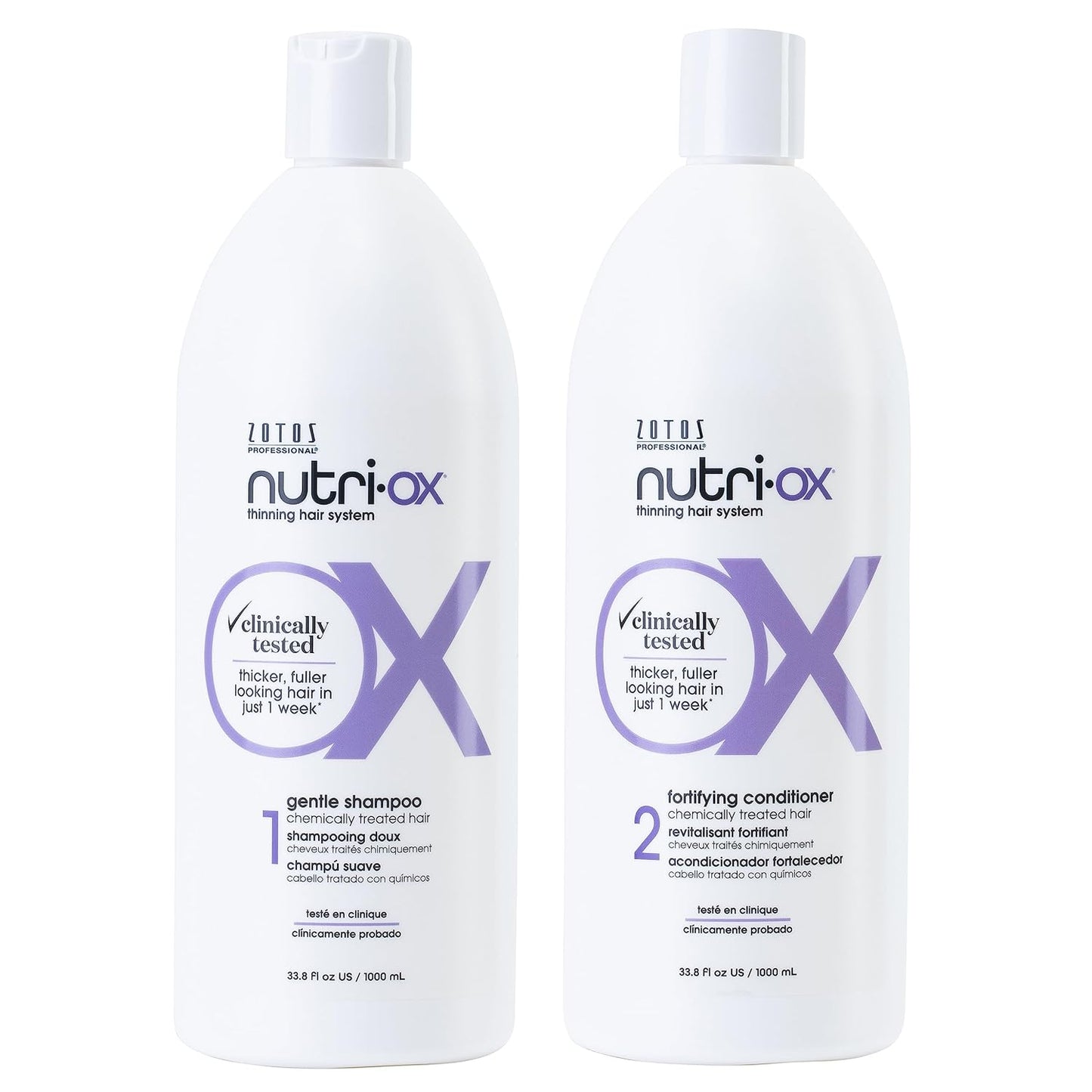 NUTRI-OX Gentle Shampoo for Colored Thinning Hair Care