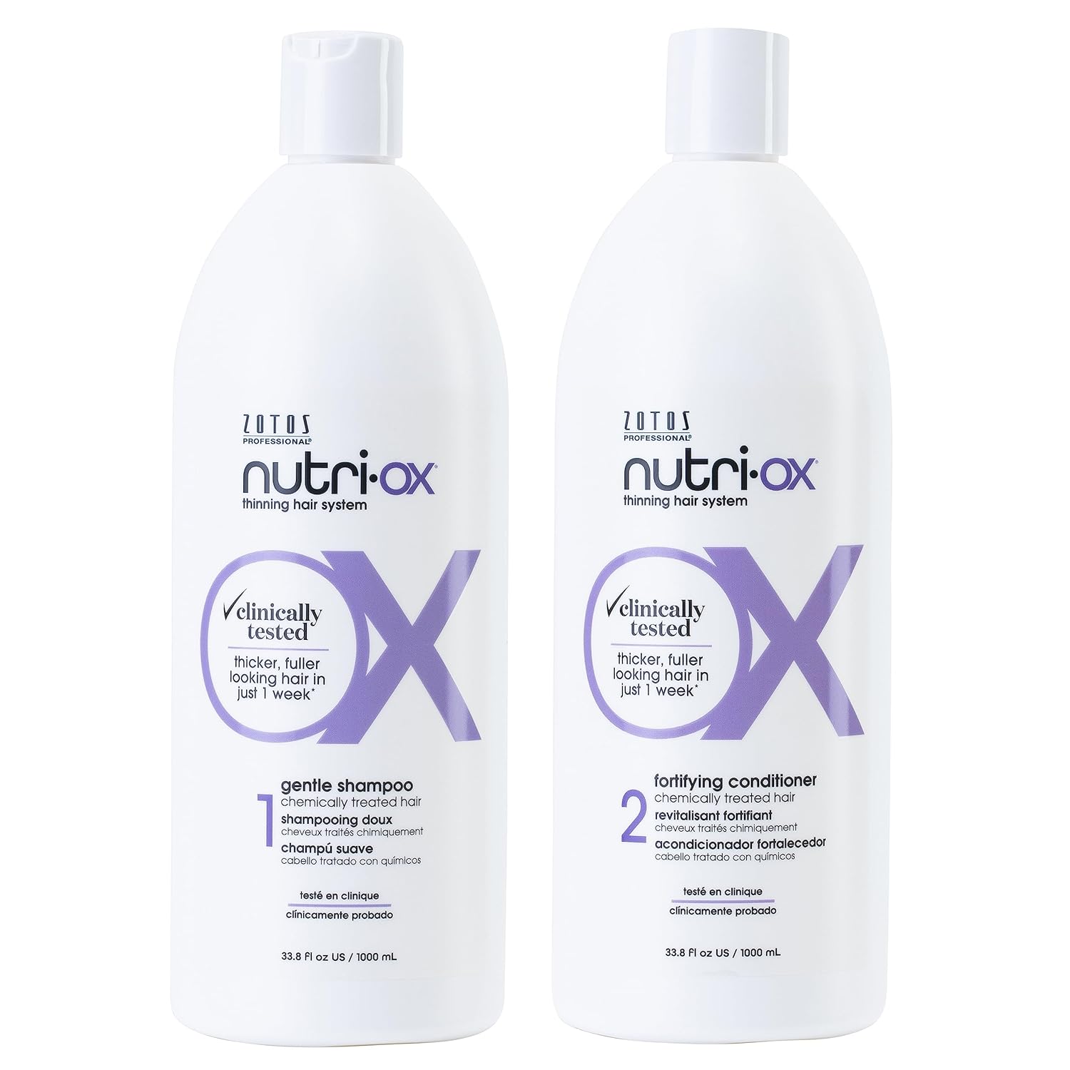 NUTRI-OX Gentle Shampoo for Colored Thinning Hair Care