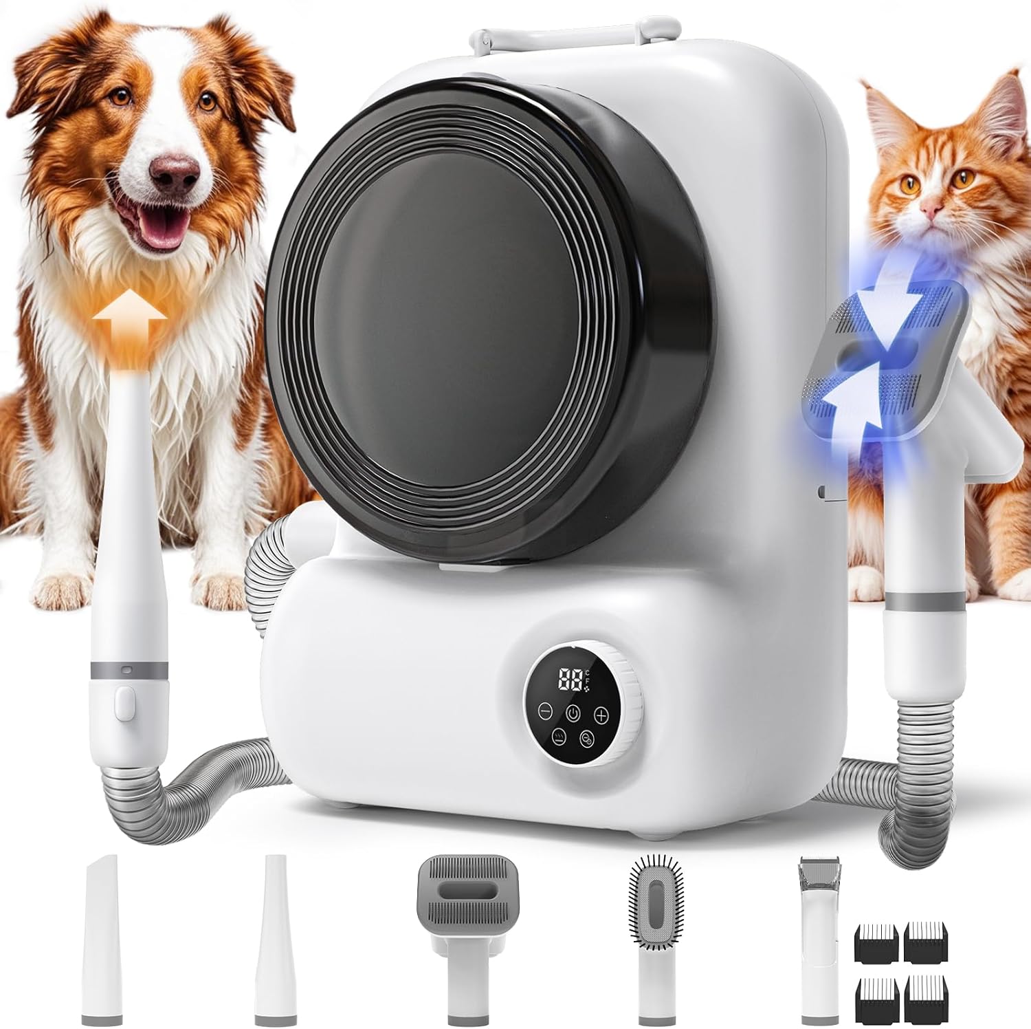 Dog Grooming Vacuum and Dryer for Shedding Grooming Needs