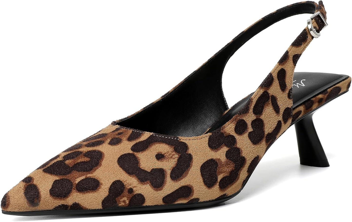 Mostrin Kitten Heels for Women - Stylish Slingback Pumps