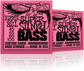 Ernie Ball Super Slinky Round Wound Bass Strings 2 Pack - Clear