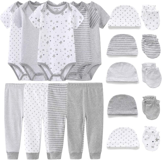 Kiddiezoom Unisex Baby Layette Essentials Giftset for Newborns