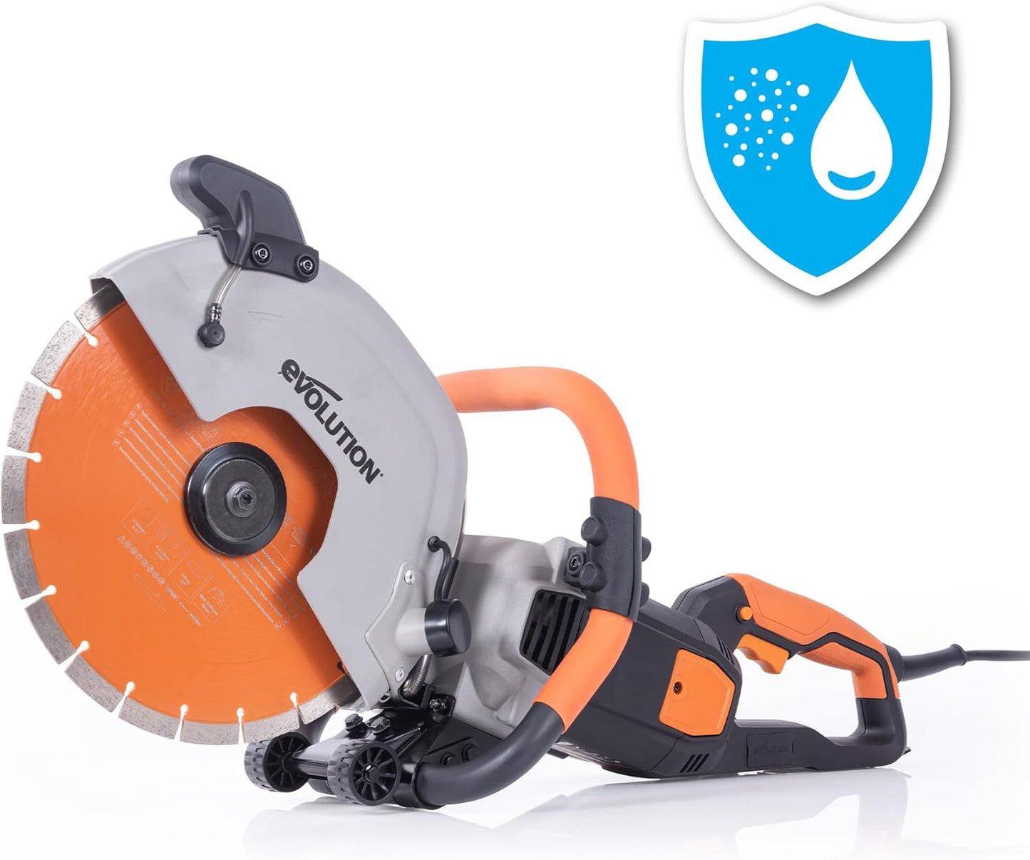 Evolution R12DCT Concrete Saw with Water Fed Dust Suppression