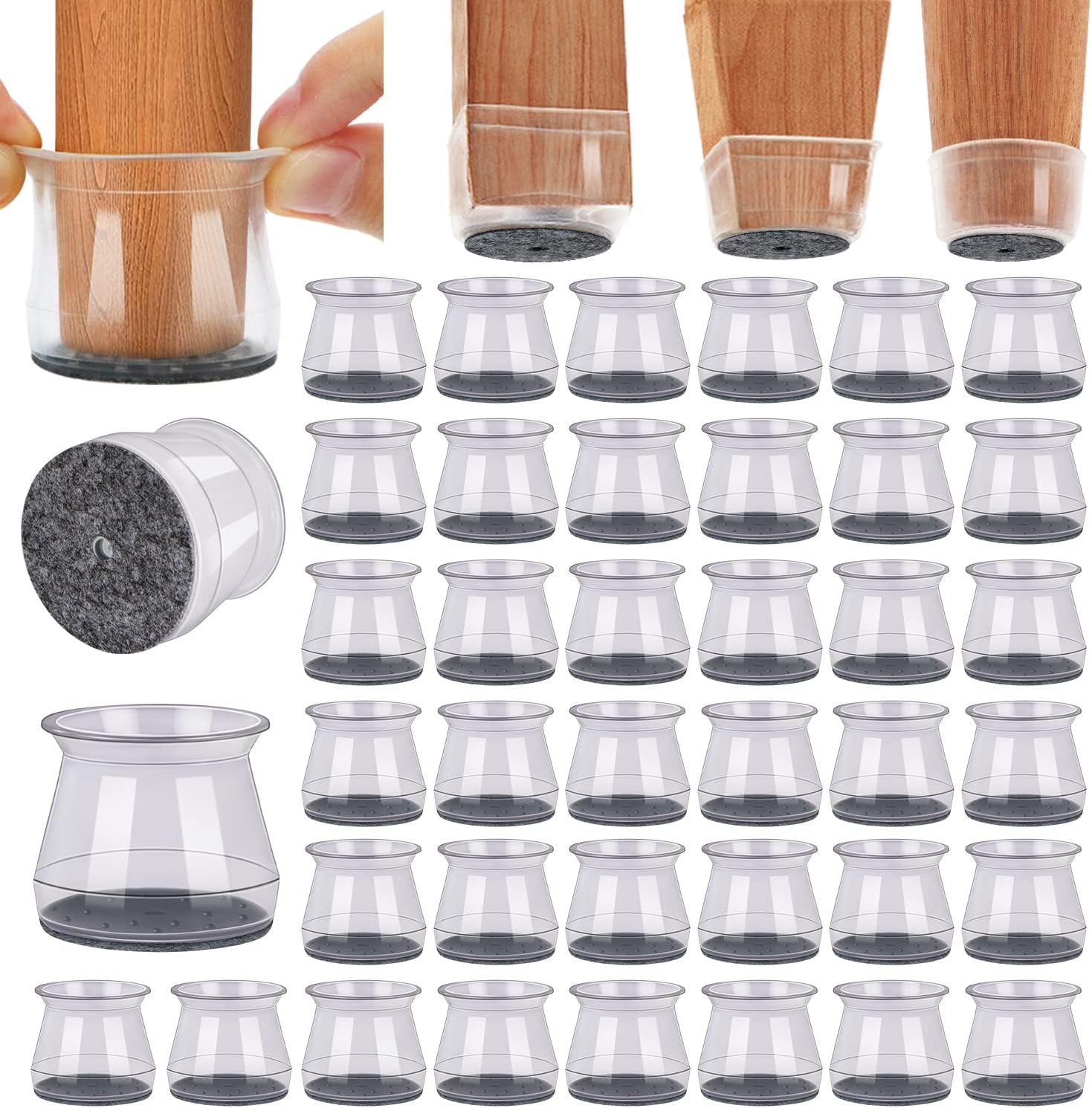 Protect Floors with BUMACO Chair Leg Protectors
