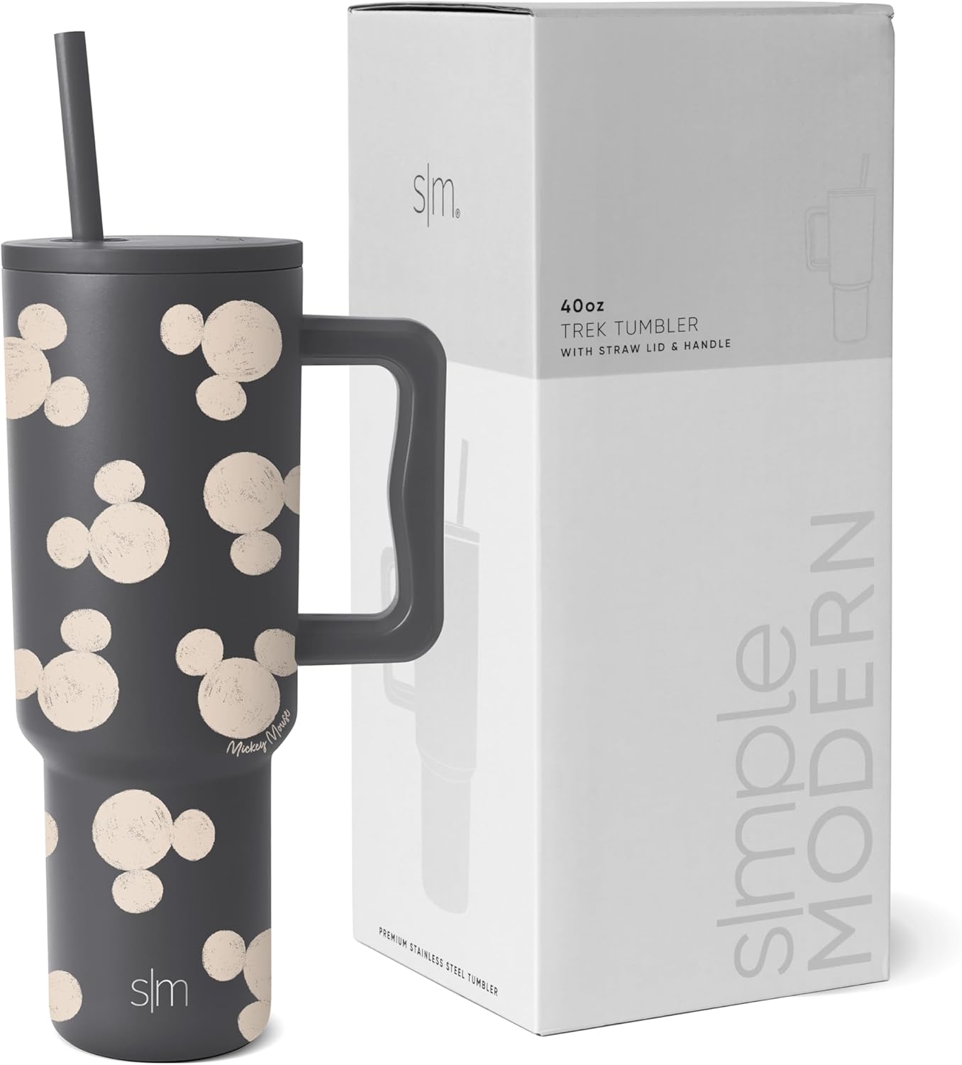 Simple Modern Disney 40 oz Tumbler with Handle & Straw Lid