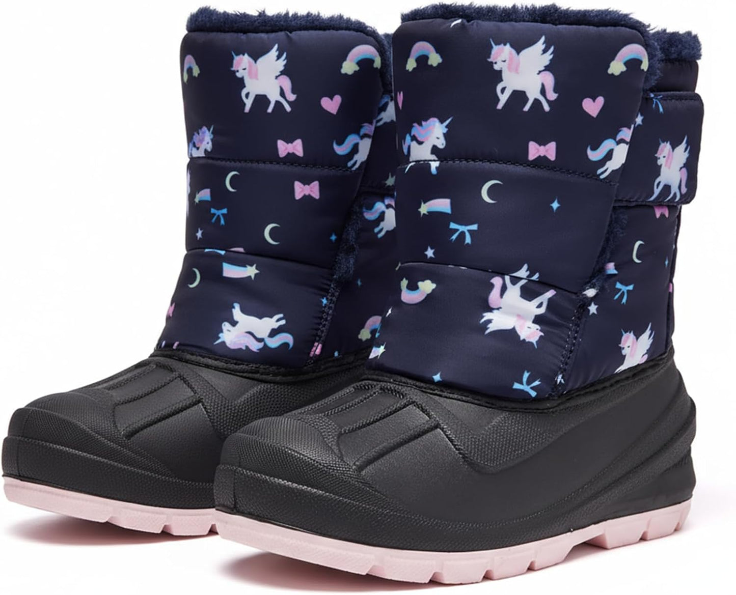 MORENDL Toddler Winter Snow Boots for Boys and Girls Hiking