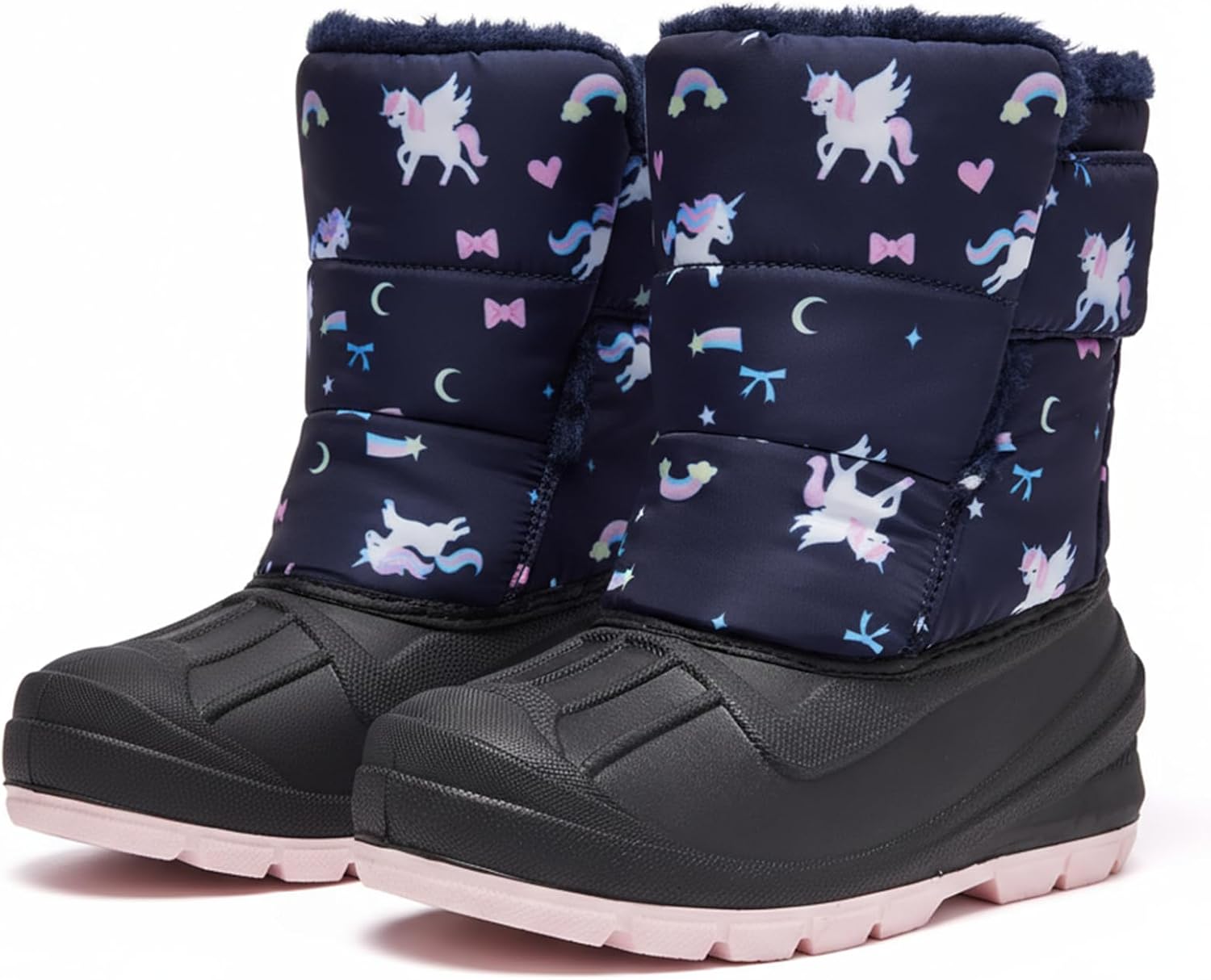 MORENDL Toddler Winter Snow Boots for Boys and Girls Hiking
