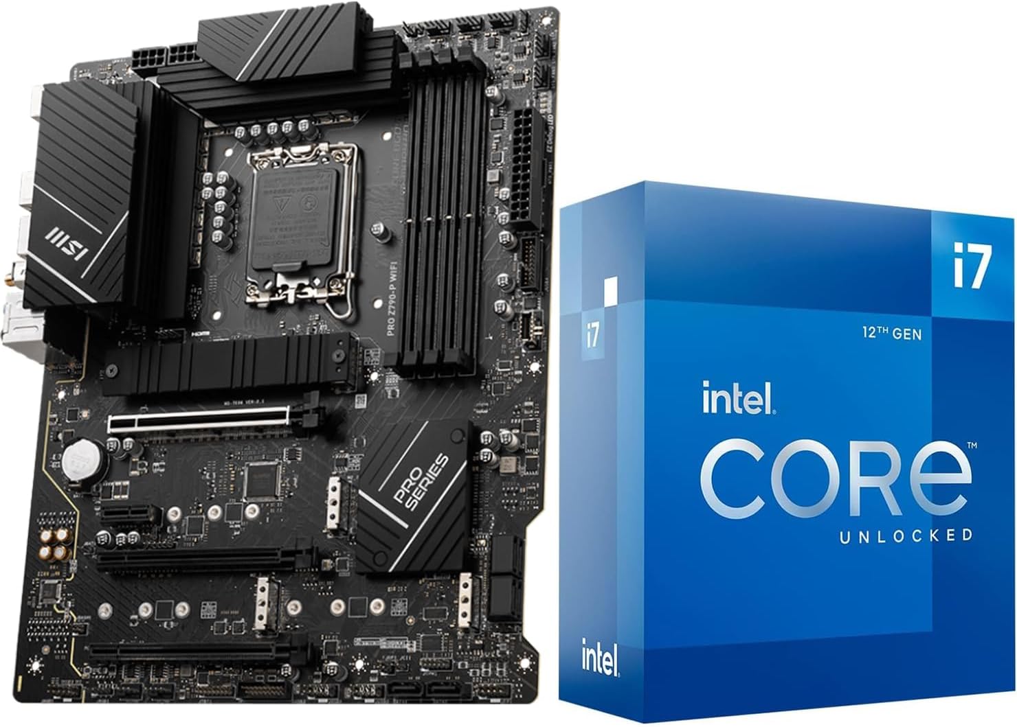 Intel Core i7-12700K and MSI PRO Z790-P Motherboard Combo