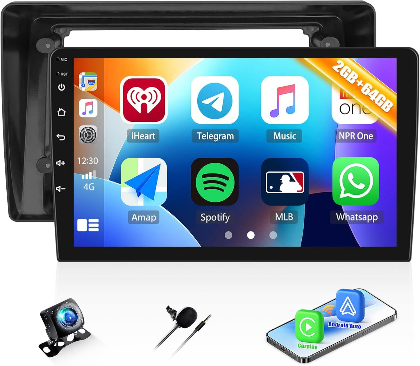 2G+64G Car Radio for Ford Explorer and Mustang with GPS