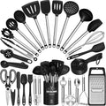 Kitchen Utensils Set - 34 Pc Silicone Cooking Utensils Set