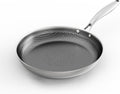 COOKING KING 12-Inch Stainless Steel Pan - Hybrid Nonstick Skillet