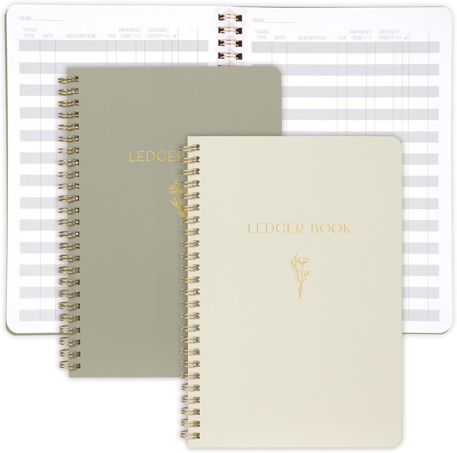 ZICOTO Expense Tracker Set - Easy Small Business Ledger