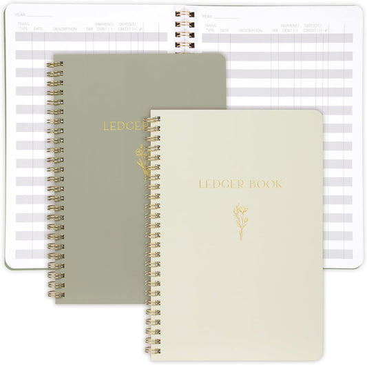 ZICOTO Expense Tracker Set - Easy Small Business Ledger