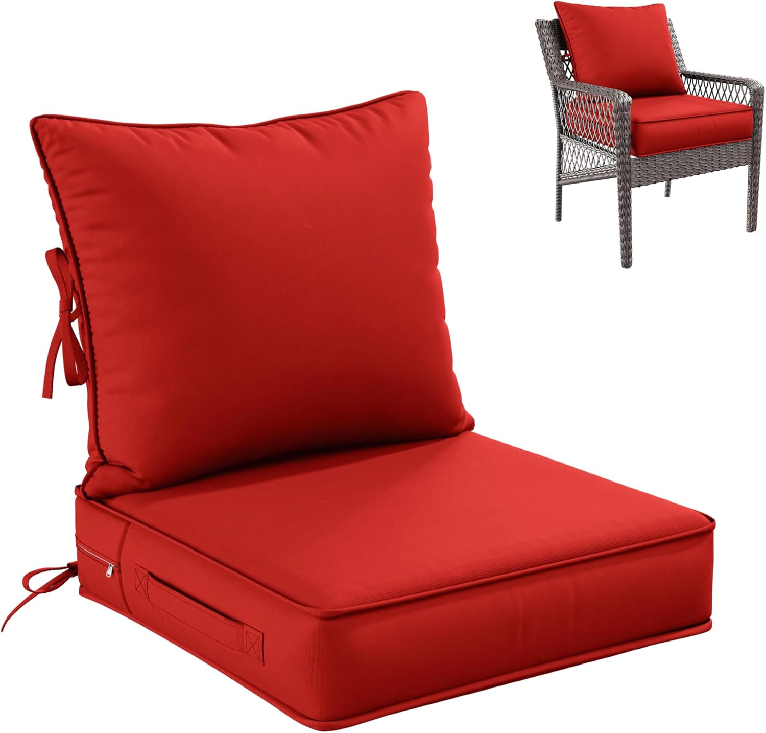Premium Outdoor Seat Cushion Set for Patio Furniture Comfort