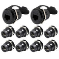 RJ45 Shielded Panel Mount Connector CAT6 Coupler - Durable Extension
