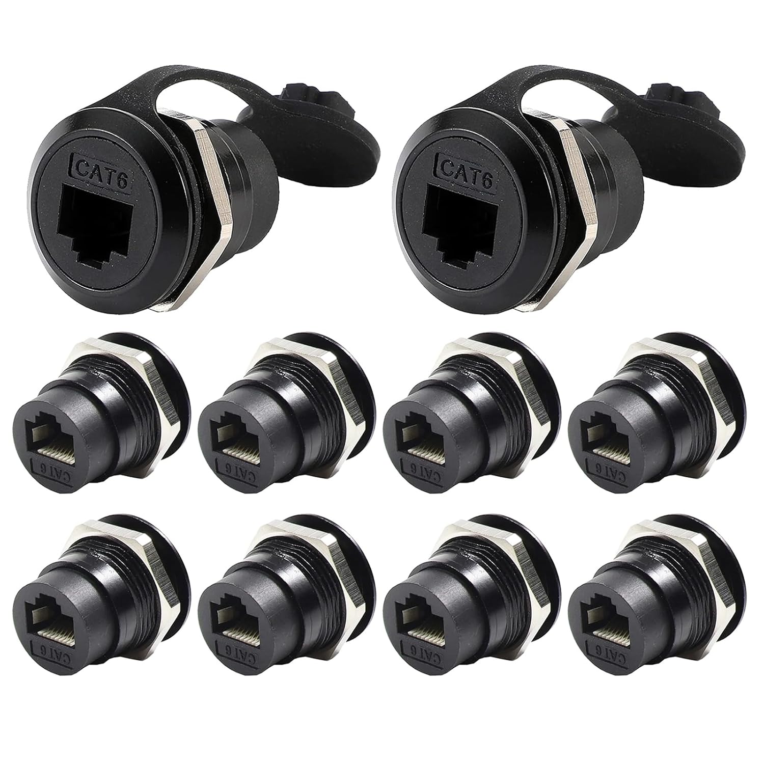 PENGLIN RJ45 Shielded Panel Mount Connector for Ethernet Use