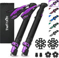 Collapsible Trekking Poles for Hiking - Lightweight Folding Walking cm