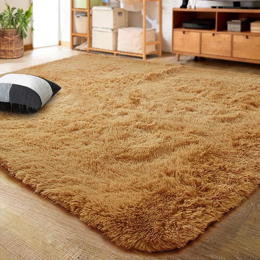 LOCHAS Ultra Soft Indoor Modern Area Rugs for Cozy Living Rooms