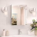 16x20 Recessed Medicine Cabinet with Mirror - Lightweight, Durable