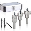EZARC Carbide Hole Saw Kit for Hard Metal and Stainless Steel