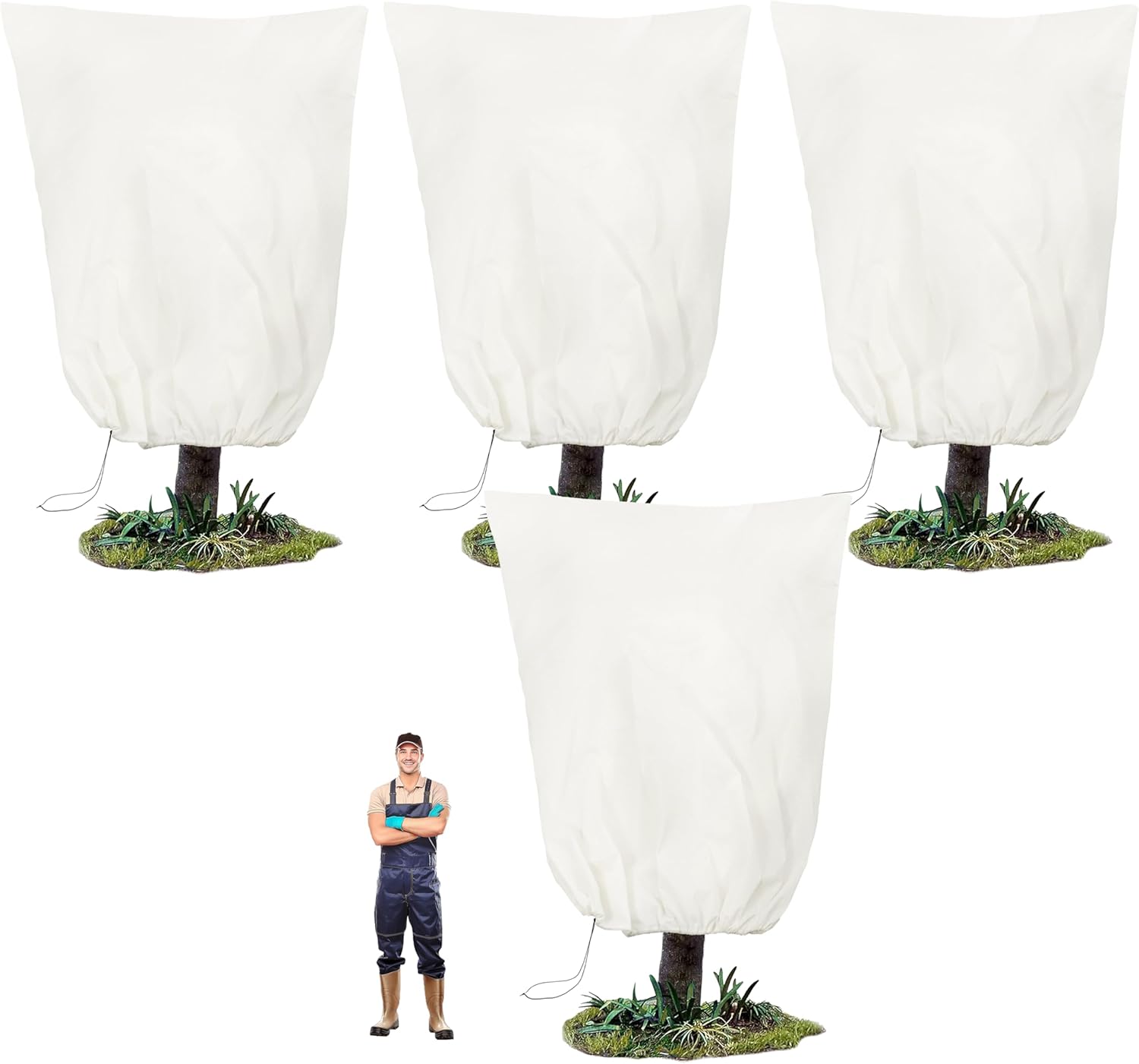 Huge Plant Covers for Freeze Protection - TCBWFY Winter Cloth
