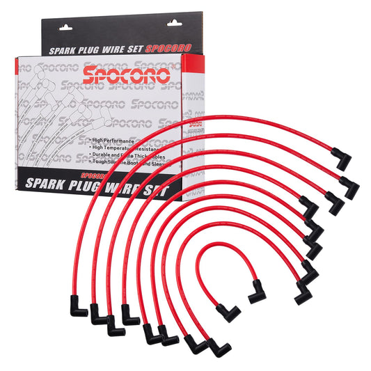 High Performance Spark Plug Wires Set for SBC HEI BBC Chevy