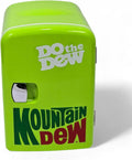 CURTIS Mountain Dew Mini Portable Compact Personal Fridge Cooler - 4L