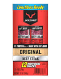 Jack Link's Beef Steak Original - Protein Snack Pack (12 Count)