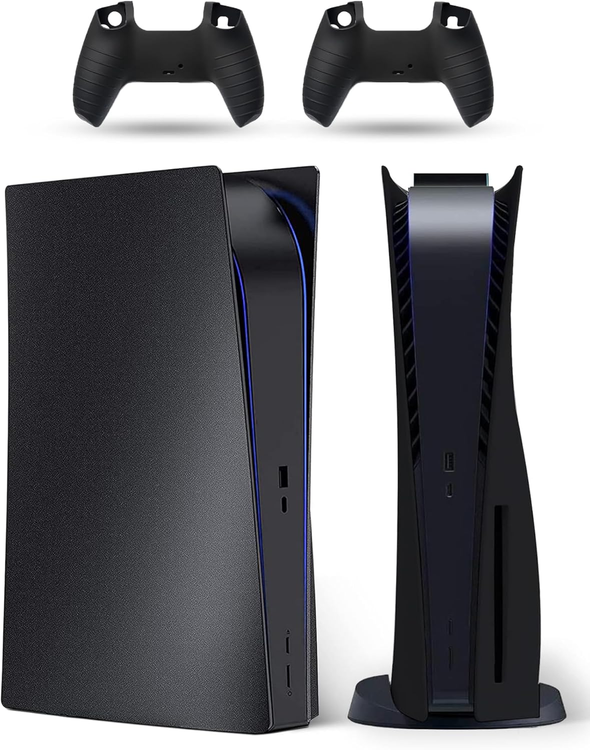 PEYANZ Faceplate for PS5 Console with Extra Controller Covers