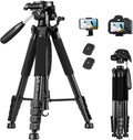 VICTIV 74 Camera Tripod for Camera and Phone - Tall, Lightweight Stand