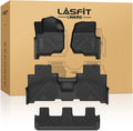 LASFIT Floor Mats for Ford Expedition 8 Seater - All-Weather TPE Fit
