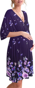 Maternity Nursing Dress 3 in 1 Labor Delivery Gown - Soft Stretch