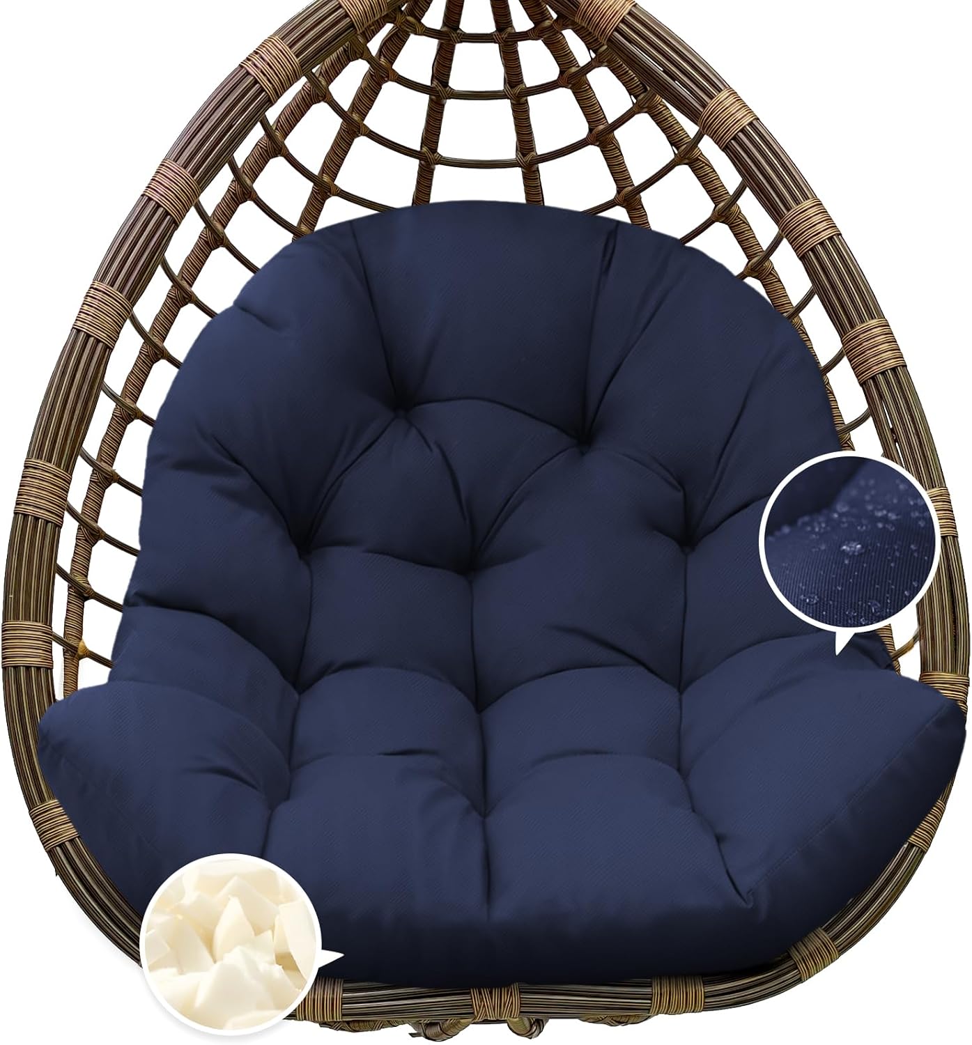Egg Chair Cushion Replacement for Comfort and Style Outdoors