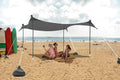 ABCCANOPY 10x9 FT Portable Sun Shelter - Ultimate Beach & Camping Companion!